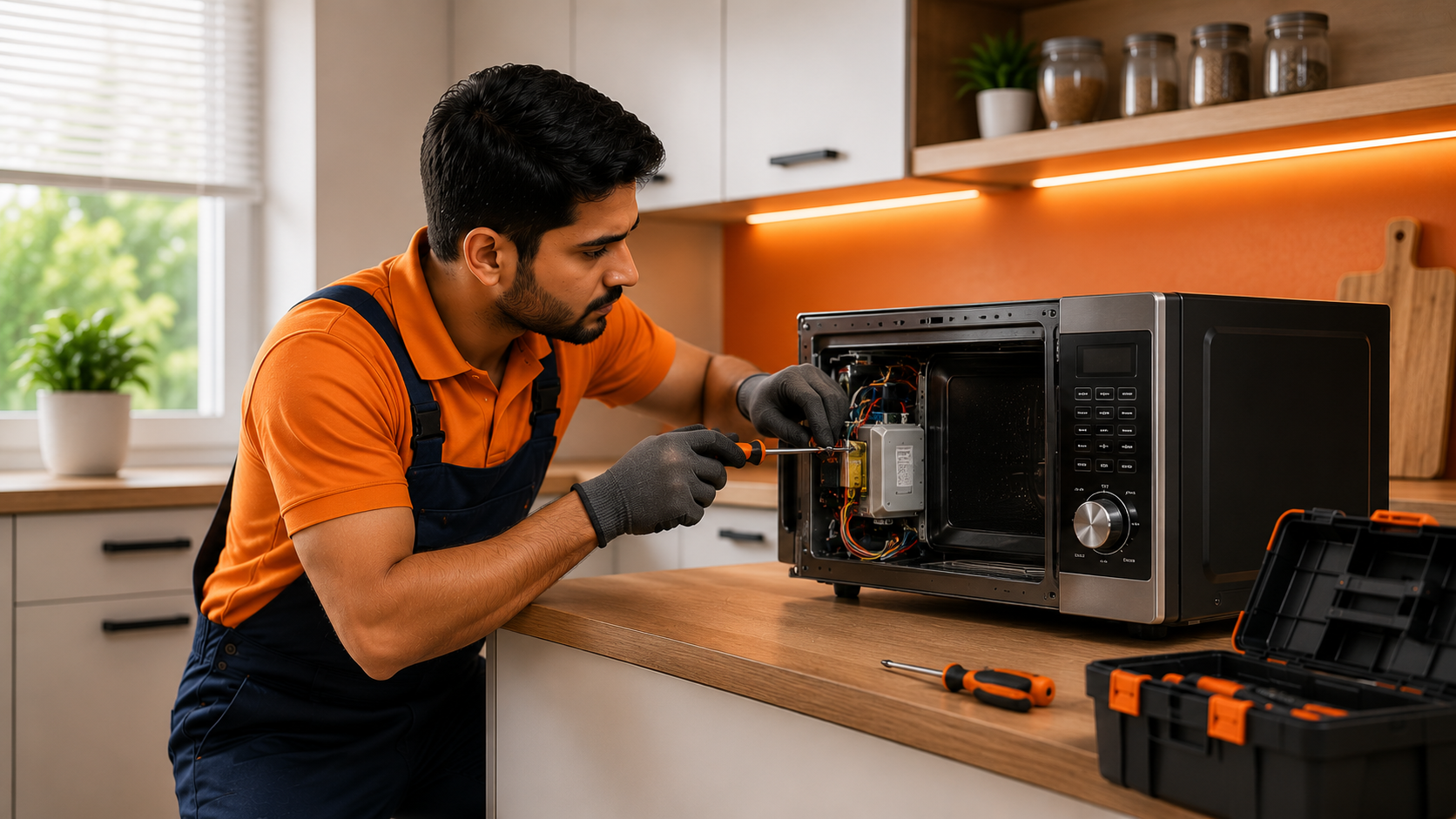 Microwave oven repair